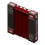 Радиатор биметаллический Rifar Monolit Ventil 300x7 секций, №89VR, красный (бордо)