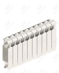 Радиатор биметаллический Rifar Monolit Ventil 300x10 секций, №89VR, белый