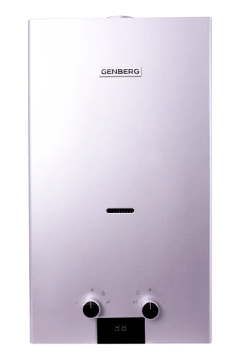 Газовый проточный водонагреватель Genberg Стандарт GW20, серебро