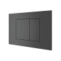 Клавиша смыва Almar WC Plate, цвет: черный абсолют брашированный
