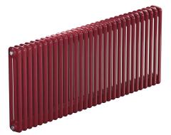 Трубчатый радиатор Rifar Tubog 3077, 50 секций, 3-колончатый, красно-коричневый (бордо), DV1