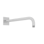 Держатель душа настенный Almar Round & Square Rosette 350 мм, белый матовый