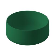 Раковина накладная ArtCeram Сognac Saniglaze 420х420 мм, зеленый матовый (verde salvia opaco)