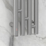 Полотенцесушитель электрический Сунержа Кантана 3.0 1200х159 мм, ТЭН слева, сатин