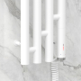 Полотенцесушитель электрический Сунержа Кантана 3.0 1200х159 мм, ТЭН справа, белый матовый