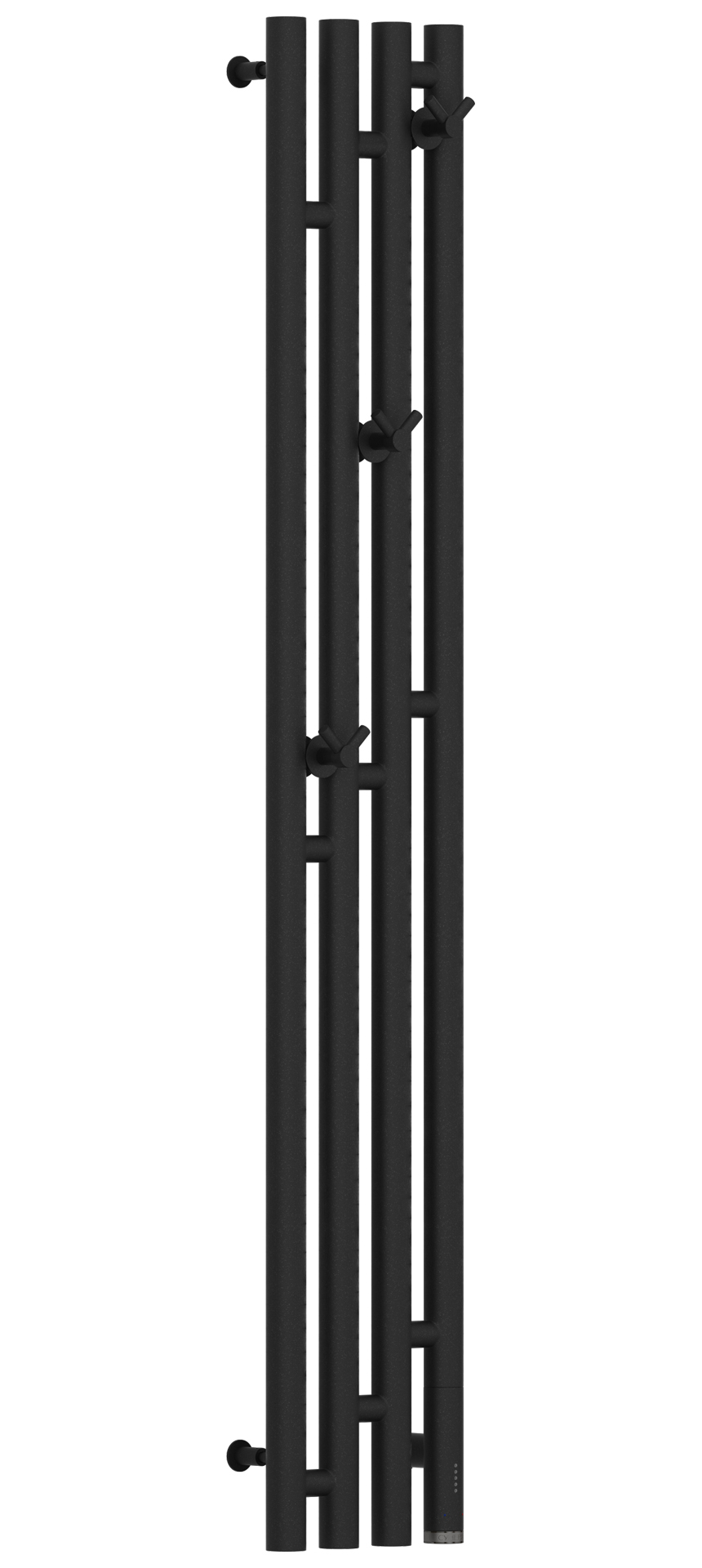 Полотенцесушитель электрический Сунержа Кантана 3.0 1200х159 мм, ТЭН справа, титан темный