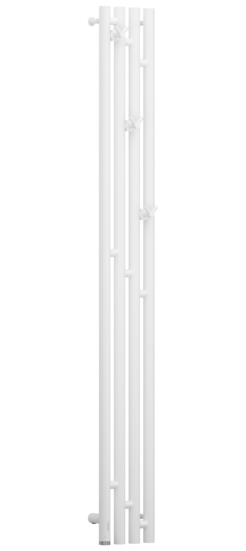 Полотенцесушитель электрический Сунержа Кантана 3.0 1500х 159 мм, ТЭН слева, белый матовый