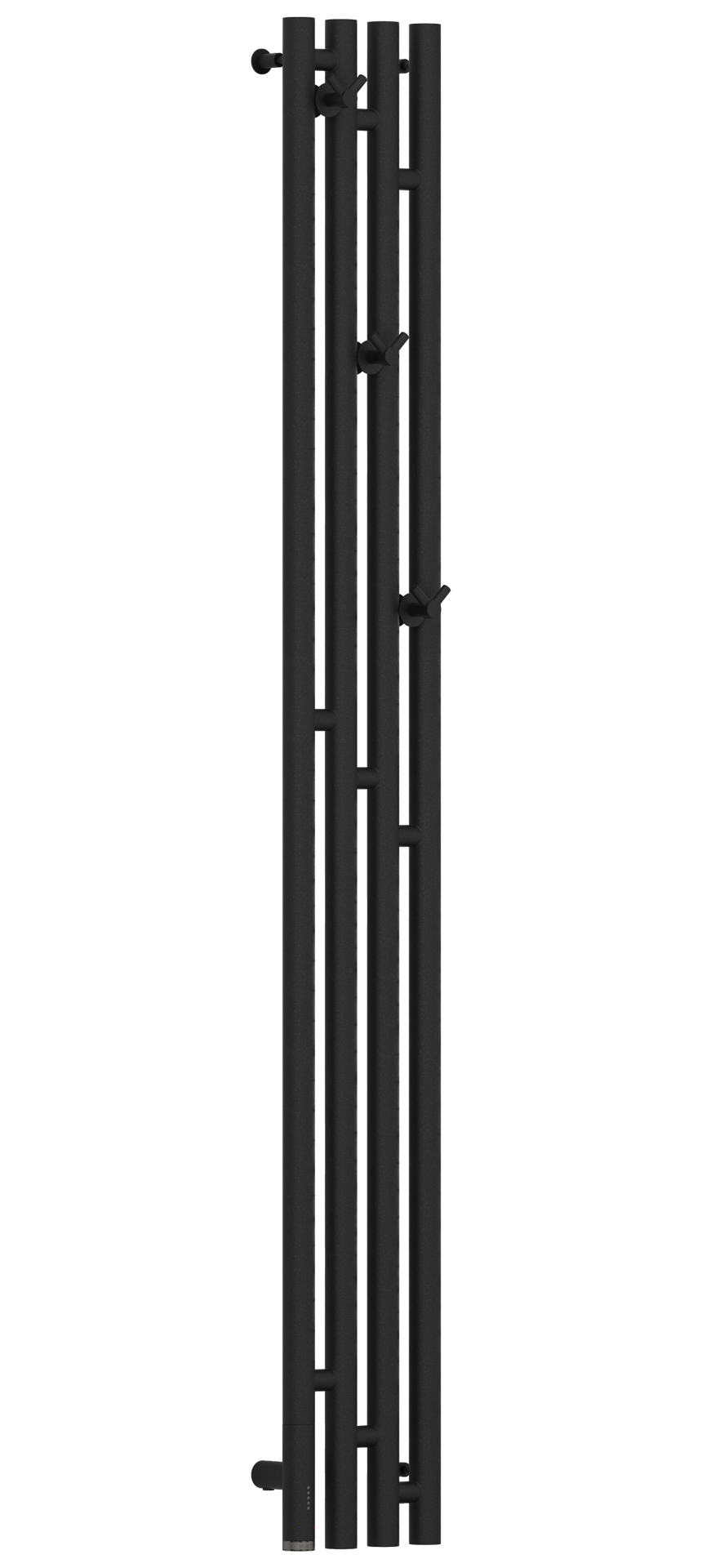 Полотенцесушитель электрический Сунержа Кантана 3.0 1500х 159 мм, ТЭН слева, титан темный