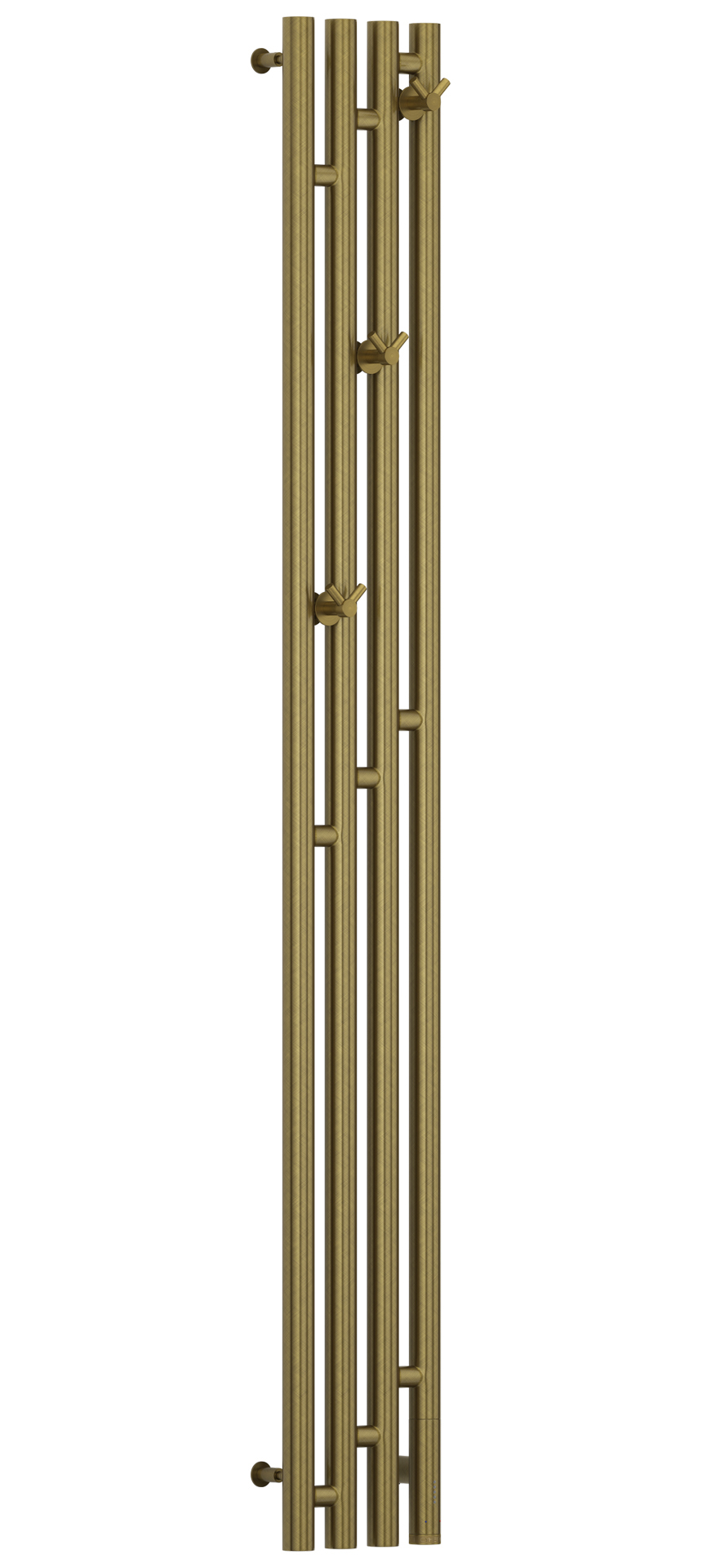 Полотенцесушитель электрический Сунержа Кантана 3.0 1500х 159 мм, ТЭН справа, бронза состаренная