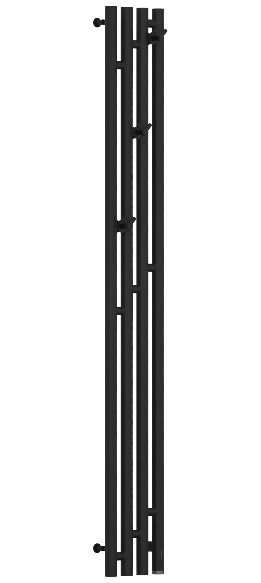 Полотенцесушитель электрический Сунержа Кантана 3.0 1500х 159 мм, ТЭН справа, титан темный