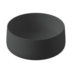 Раковина накладная ArtCeram Сognac Saniglaze 480х480 мм, черный (nero lucido)