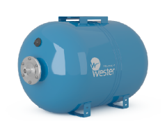 Расширительный бак для систем водоснабжения Wester WAO 24 л, синий