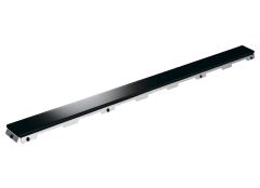 Решетка для душевого канала цельная Tece TECEdrainline Glass Black 800, черный