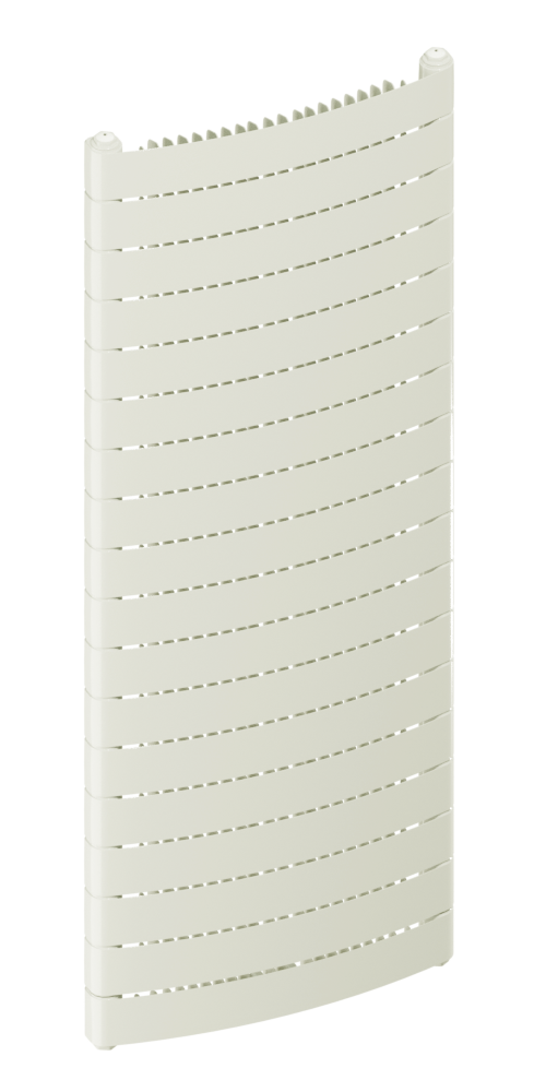 Радиатор биметаллический Rifar Convex 1760x22 секции, №99V, жемчужно-белый (айвори)