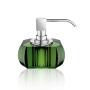 Дозатор жидкого мыла Decor Walther Kristall KR SSP, зеленый/хром