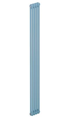 Трубчатый радиатор Rifar Tubog 2180, 4 секции, 2-колончатый, пастельно-синий (сапфир), D1