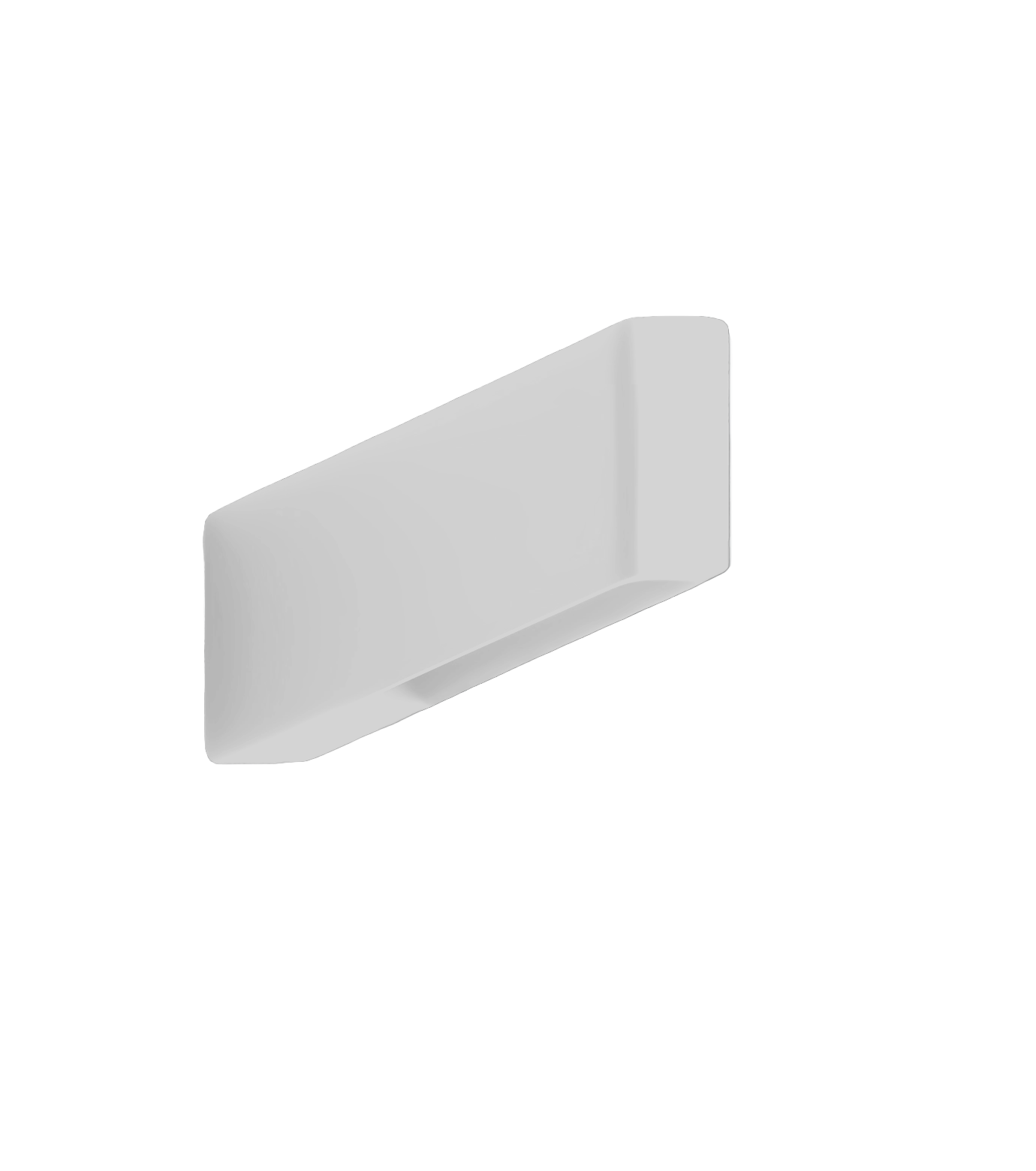 Крючок для полотенца двойной Bertocci Fly 1515, белый матовый