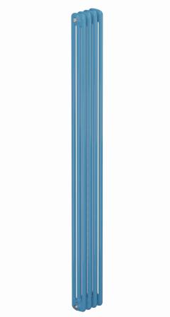 Трубчатый радиатор Rifar Tubog 3180, 4 секции, 3-колончатый, пастельно-синий (сапфир), B1
