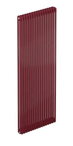 Трубчатый радиатор Rifar Tubog 3180, 14 секций, 3-колончатый, красно-коричневый (бордо), B1