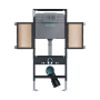 Инcталляция для подвесного унитаза Rivo Set AM 200002