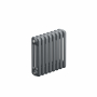 Трубчатый радиатор Rifar Tubog 3042, 10 секций, 3-колончатый, серый (титан), DV1