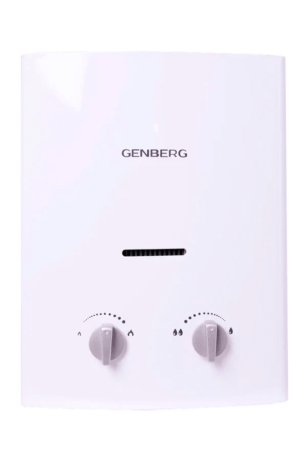 Газовый проточный водонагреватель Genberg Стандарт GW10, белый