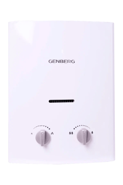 Газовый проточный водонагреватель Genberg Стандарт GW10, белый