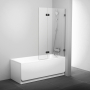 Шторка для ванны поворотная Ravak Chrome BVS2 100L, хром, стекло прозрачное