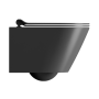 Унитаз подвесной GSI Kube X, черный матовый (ardesia opaco)