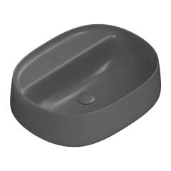 Раковина накладная ArtCeram Whisky 600х450 мм, оливковый матовый (grigio oliva opaco) Раковина накладная ArtCeram Whisky 600х450 мм, оливковый матовый (grigio oliva opaco)