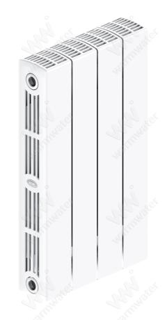 Радиатор биметаллический Rifar SUPReMO Ventil 500x4 секции, №89VR, белый