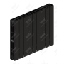 Радиатор биметаллический Rifar SUPReMO Ventil 500x9 секций, №89VR, черный (антрацит)