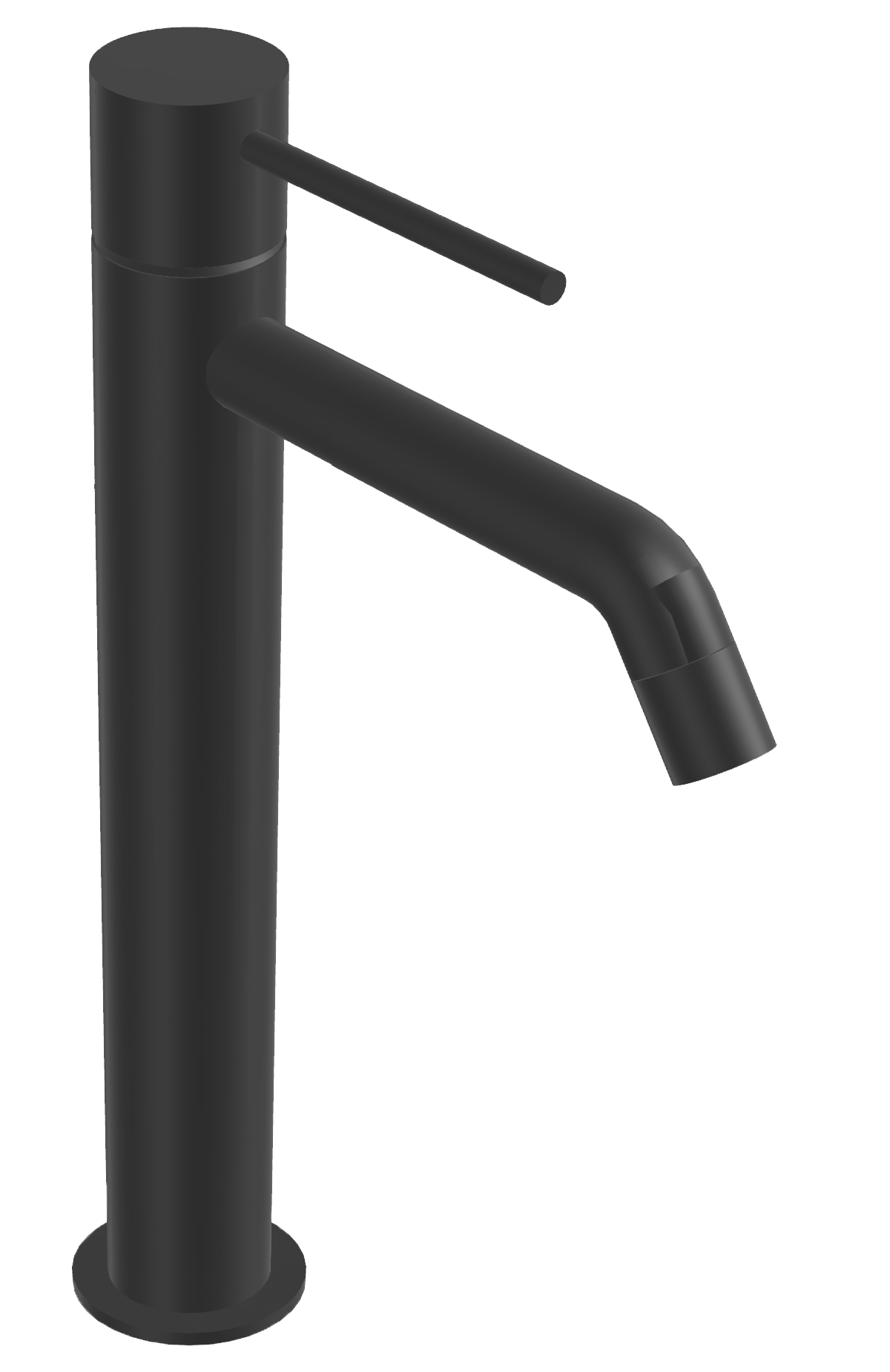 Cмеситель для умывальника Treemme UP+, высота 170 мм, черный матовый
