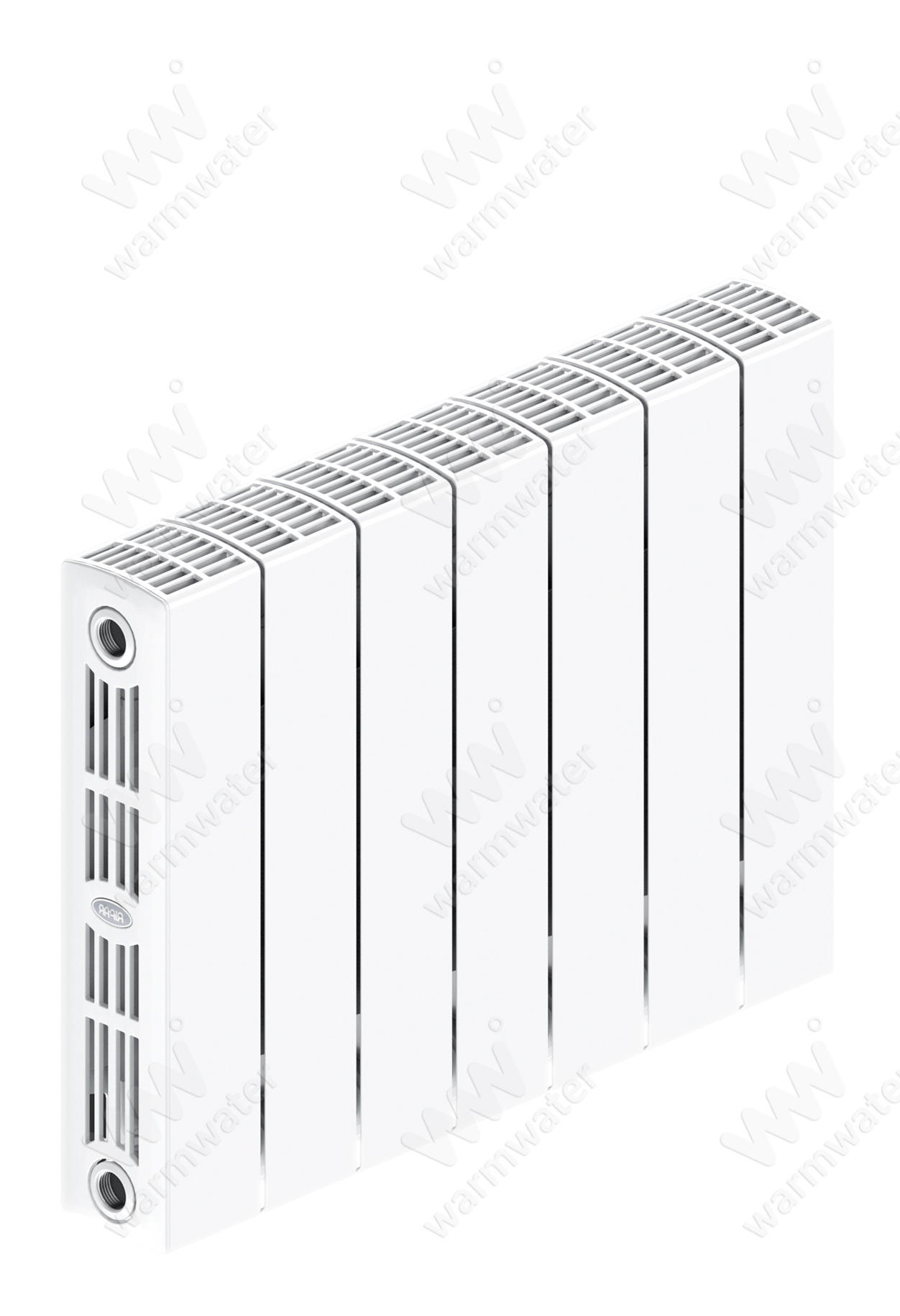 Радиатор биметаллический Rifar SUPReMO Ventil 350x7 секций, №69VL, белый