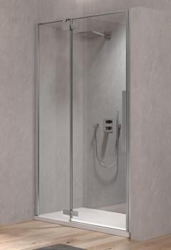 Душевая дверь Kolpa-San Polaris N 140 см, хром, Transparent