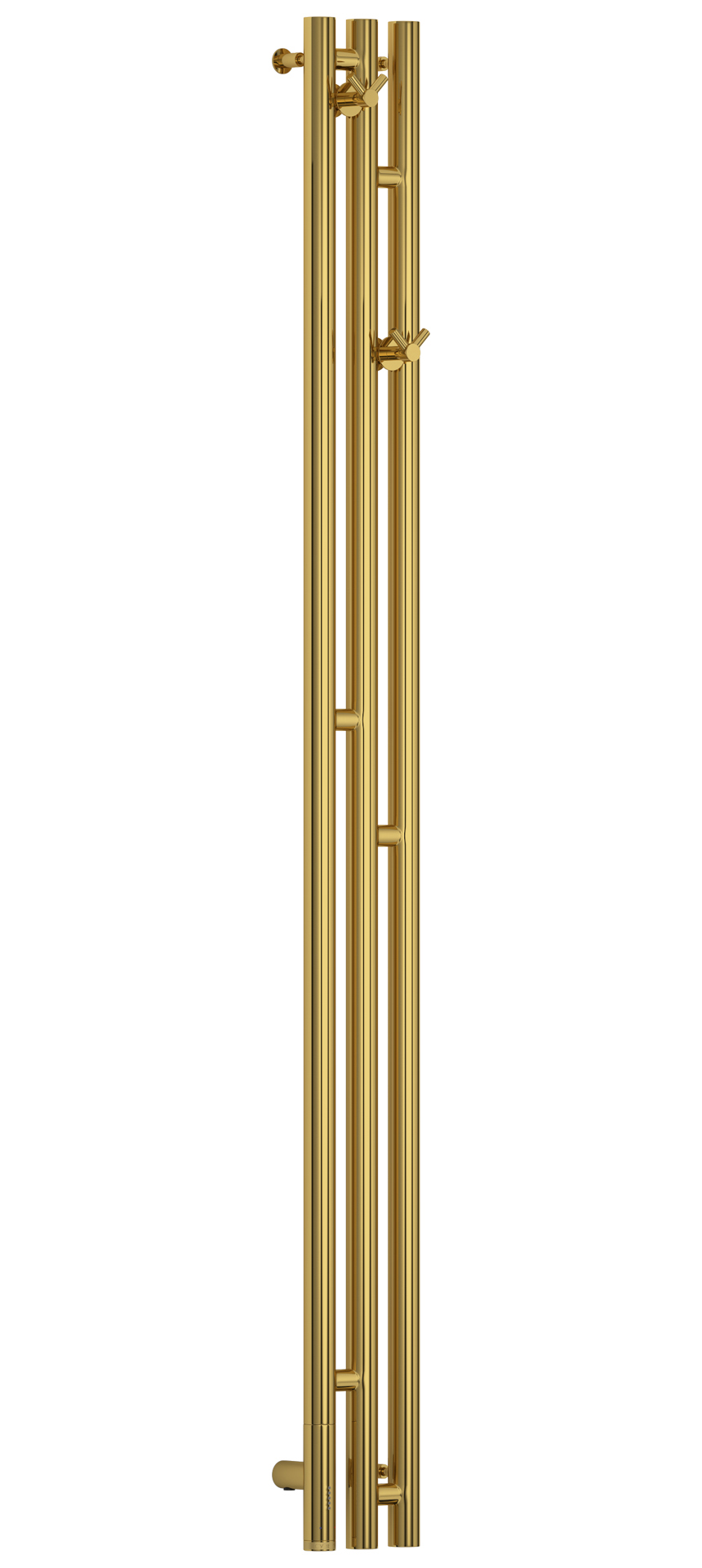 Полотенцесушитель электрический Сунержа Терция 3.0 1500х 106 мм, ТЭН слева, золото