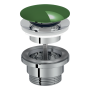 Донный клапан для раковины универсальный Artceram, зеленый матовый (verde salvia opaco)