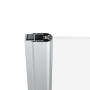 Шторка для ванны распашная Ravak 10° 10CVS2 100L, серый, стекло прозрачное