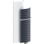 Радиатор биметаллический Rifar Convex 1440x18 секций, №99V, жемчужно-белый (айвори)