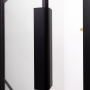 Душевое ограждение Riho Grid 80х90 см, черный, прозрачное Shield