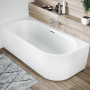 Ванна акриловая Riho Desire Corner Velvet 180х71 см, белый, матовая поверхность, левая