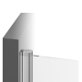 Душевая дверь Ravak Chrome CSD1 80 см, сатин, Transparent, цвет ручки хром