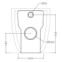 Унитаз приставной ArtCeram File 2.0 The.Reel, коричневый матовый (marrone matera opaco), The.Saniglaze