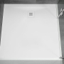 Поддон душевой Riho Sole Velvet 100х100 см, белый матовый, Solid Surface